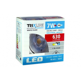 TR 415 7W 500lm 4200K fehér kerek spot lámpa 90x45mm